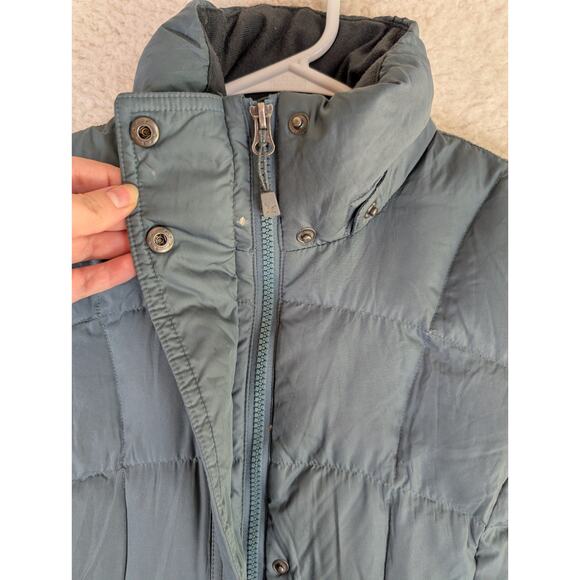 Eddie Bauer Puffer Jacket Womens XS EB550 Parka Gray Quilted Goose Down NO HOOD - Picture 8 of 16